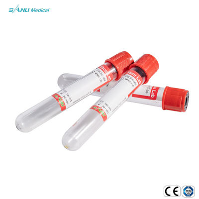 Jednorazowe probówki do zbierania próżniowego Red Top PET Clot Activator Tube