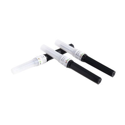 Jednorazowa igła do pobierania krwi z wielu próbek 22 Gauge 1 cal w kolorze czarnym