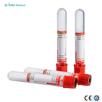 Red Top Probówki do zbierania próżniowego PET Clot Activator Tube