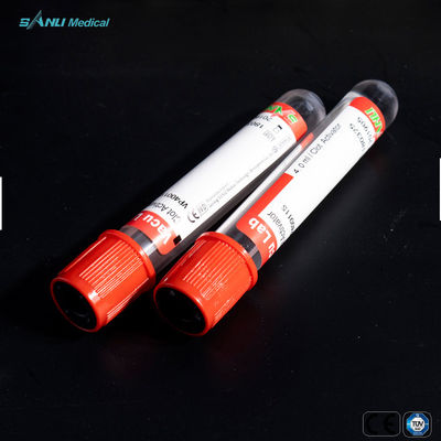 Red Top Probówki do zbierania próżniowego PET Clot Activator Tube