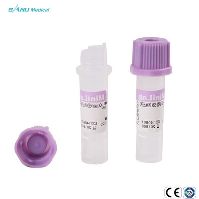 Żółte probówki do pobierania krwi włośniczkowej 0,2 ml 0,25 ml 0,5 ml 100 szt. Taca