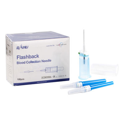 Igły do ​​pobierania krwi Flashback Vacuum 23G 3/4 &amp;#39;&amp;#39; 0,6x19mm Niebieski kolor