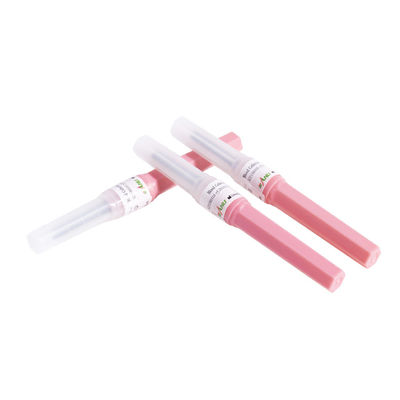 Różowe igły do ​​pobierania krwi 18G 11/2 '' 1,2x38mm niepirogenne