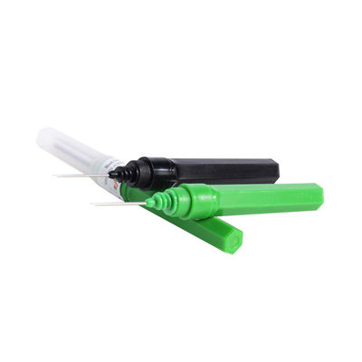 Zielone igły do ​​pobierania krwi Asepsis ISO9001 21G 1'' 0,8x25mm