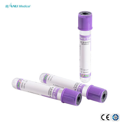 Szklane probówki do pobierania krwi 4 ml Lawendowe probówki K2 EDTA Tubes