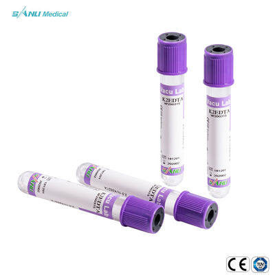 Szklane probówki do pobierania krwi 4 ml Lawendowe probówki K2 EDTA Tubes