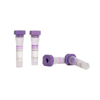 K3 EDTA Micro EDTA Tubes 0.2 ml fioletowa rurka kapilarna