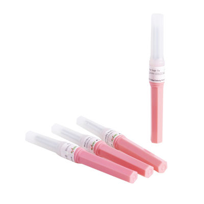 Różowe igły do ​​pobierania krwi 18G 1,2x25mm Jednorazowe do wielu próbek