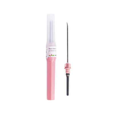 Różowe igły do ​​pobierania krwi 18G 1,2x25mm Jednorazowe do wielu próbek