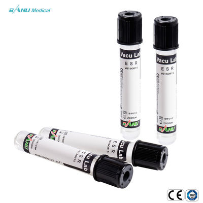 Probówki do badania krwi IVD z surowicą próżniową ESR 13x75 mm 1,28 ml ISO13485