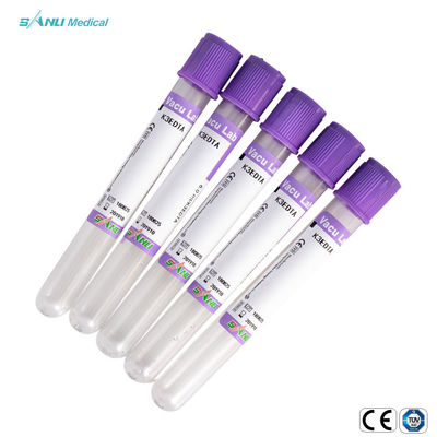 Probówka próżniowa do pobierania krwi EDTA 8 ml 10 ml materiału PET