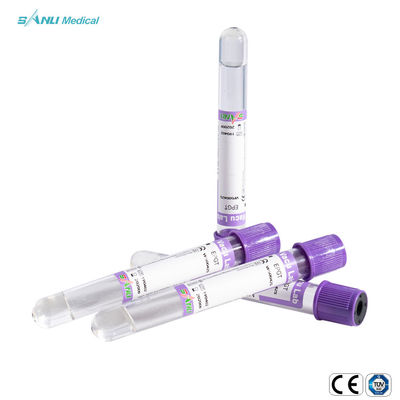 ISO9001 EDTA Tube Vacuum 2ml 3ml Materiał PET do badań lekarskich