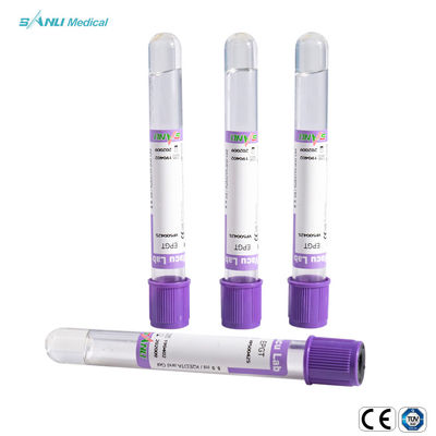 ISO9001 EDTA Tube Vacuum 2ml 3ml Materiał PET do badań lekarskich